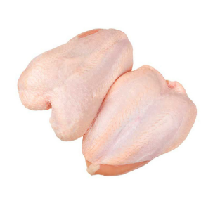 Куряча грудка з кісткою, охолоджена, ДСТУ 3143, 1 кг